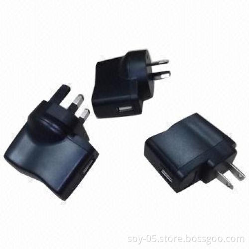USB power supply with wall-mount